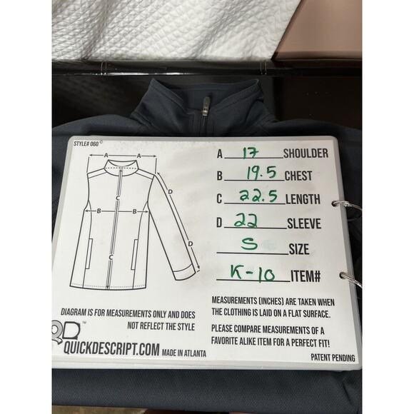 sunice Golf Jacket Women Gray lightweight half zip Super Lite Fox Hazeltine sz s - Picture 9 of 10